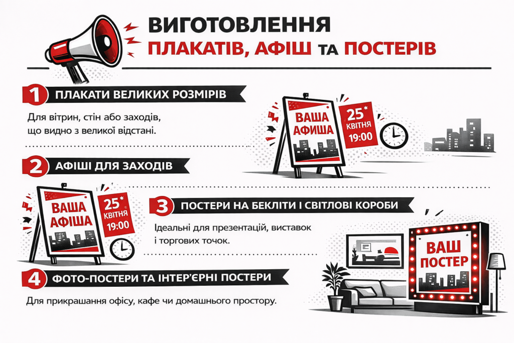 друк постерів